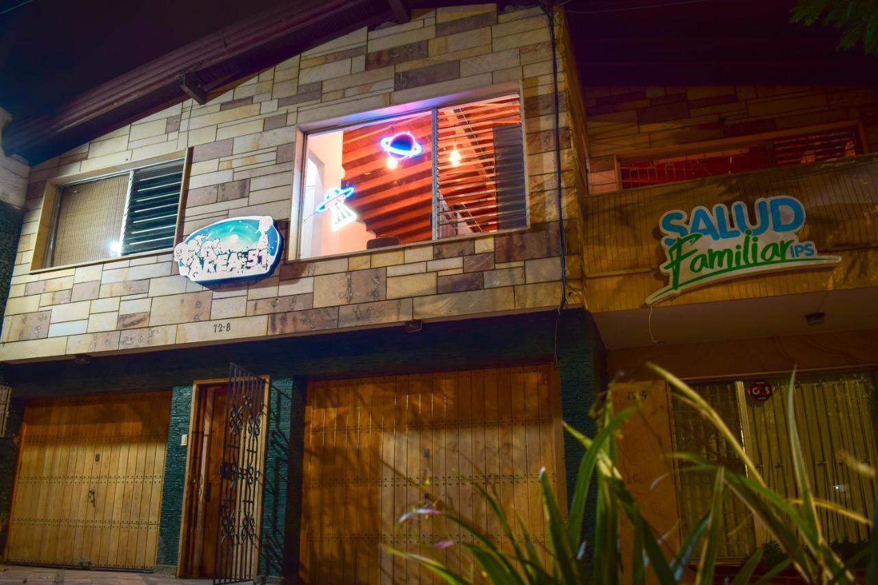 Area 51 Hostel Medellín Eksteriør bilde